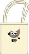 The GIMP natural organic Tote bags (FW0815) The GIMP natural organic Tote bags (FW0815)